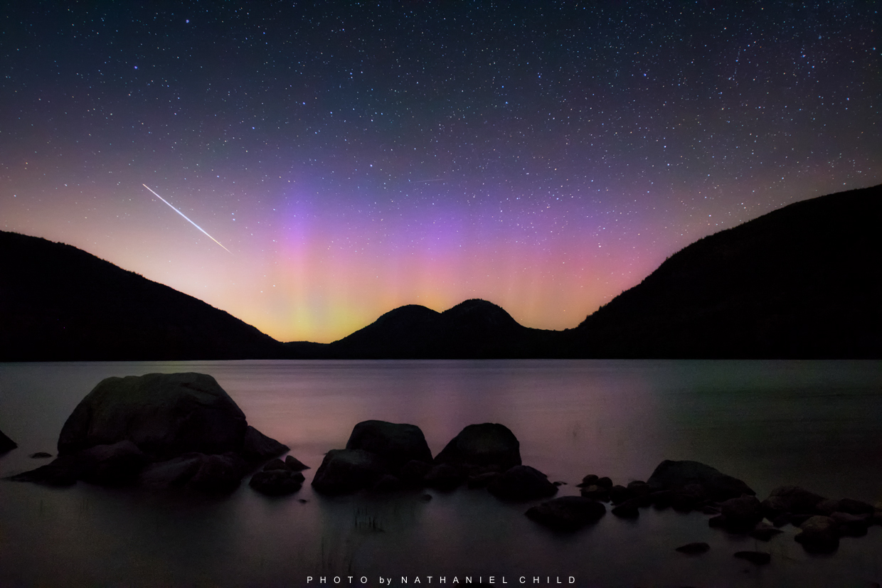 Photograph the night sky and Milky Way on Nightscapes of Acadia, an astro photography workshop in Acadia National Park, Maine.