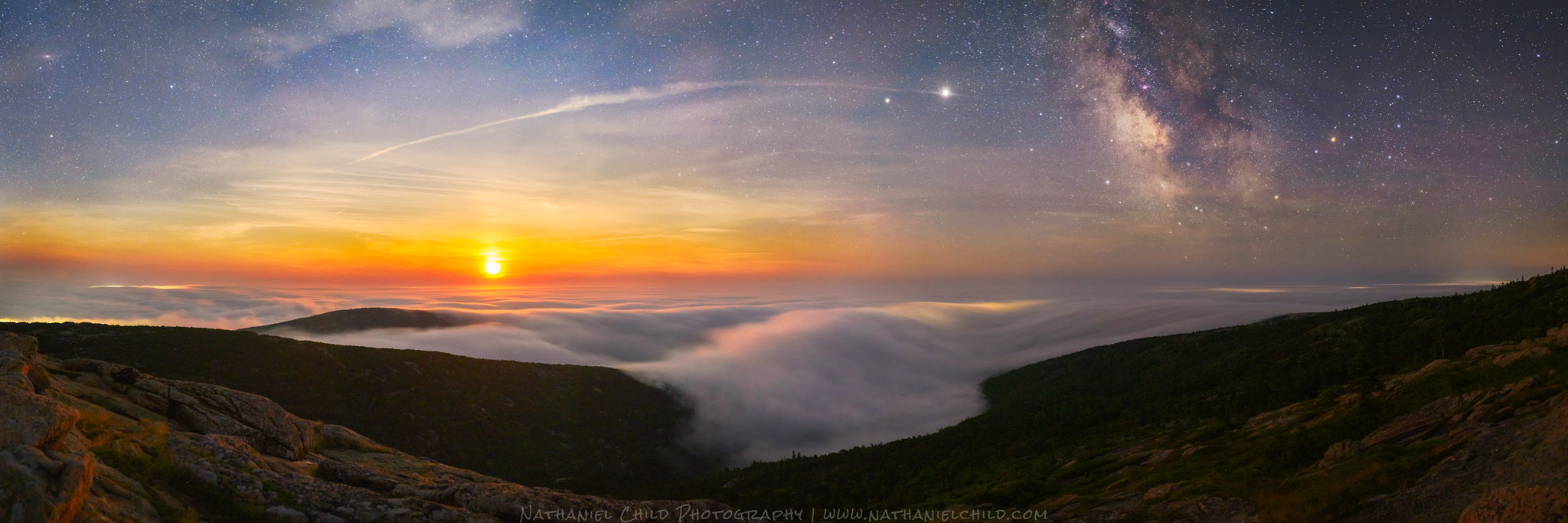 Night sky photography workshop in Acadia National Park, Maine with fireflies!